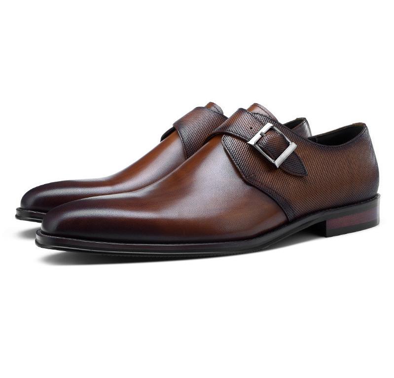 Hot Sale Brown / Black Formal Monk shoes Mens Prom Dress Shoes Genuine Leather Business Male Wedding Groom
Hot Sale Brown / Black Formal Monk shoes Mens Prom Dress Shoes Genuine Leather Business Male Wedding Groom