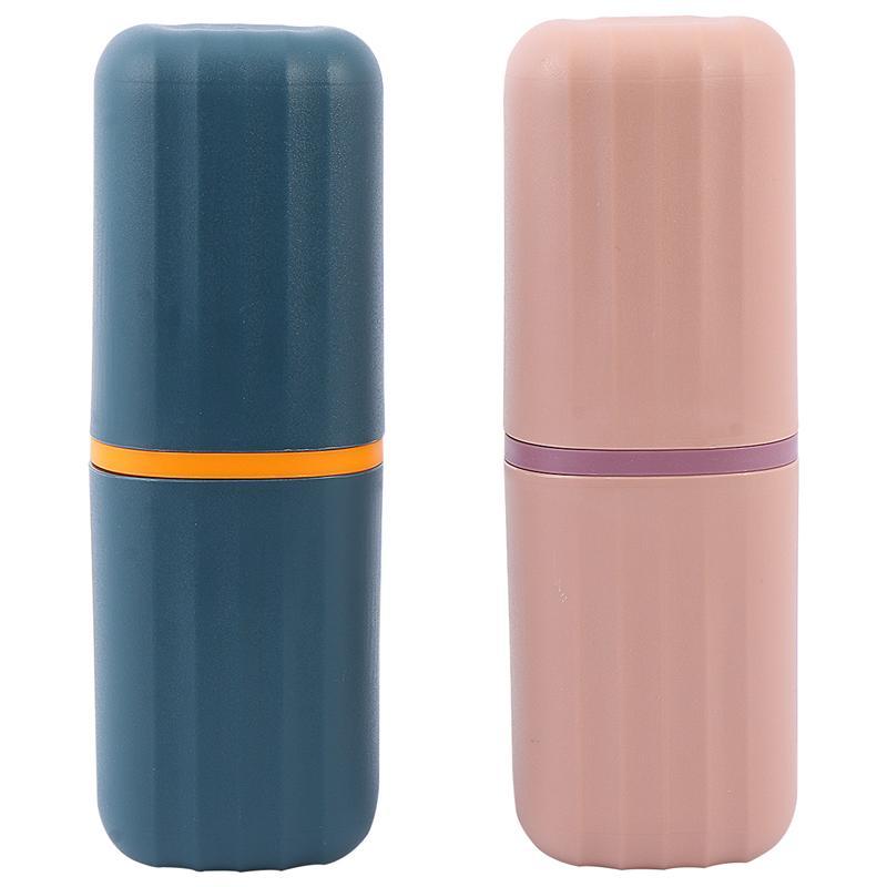 2pcs Portable Toothbrush Storage Box Portable Plastic Wash Cup Bathroom Supplies Toothbrush Case for Home Travel Outdoor
2pcs Portable Toothbrush Storage Box Portable Plastic Wash Cup Bathroom Supplies Toothbrush Case for Home Travel Outdoor