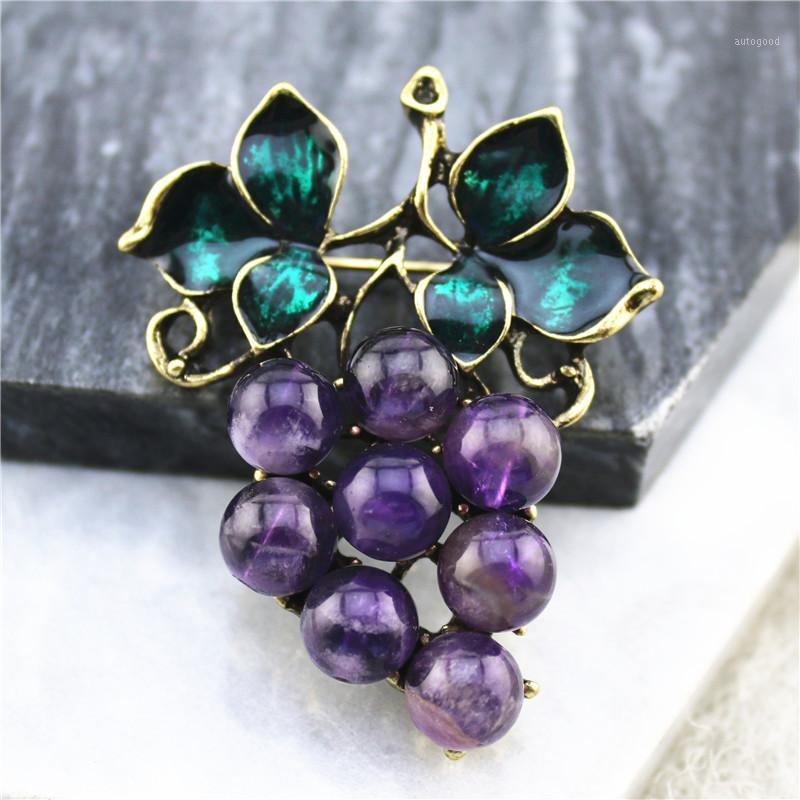 Pins, Brooches 2021 Fashion Electroplated Ancient Gold Inlaid Green Stone Grape Brooch Brooch1
Pins, Brooches 2021 Fashion Electroplated Ancient Gold Inlaid Green Stone Grape Brooch Brooch1
