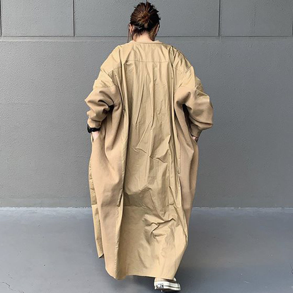 Oversized Trench Coat For Women Spring Autumn Korean Japan Fashion OL Office Ladies Clothes Casual Long Coat Overcoat 201030
