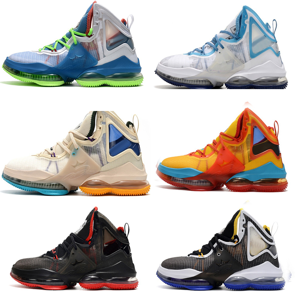 2022 LeBrons 19 XIX basketball shoes Hook Space Jam Dutch Blue Harwood Classic Hook Bred yakuda local boots online store training Sneakers Dropshipping Accepted