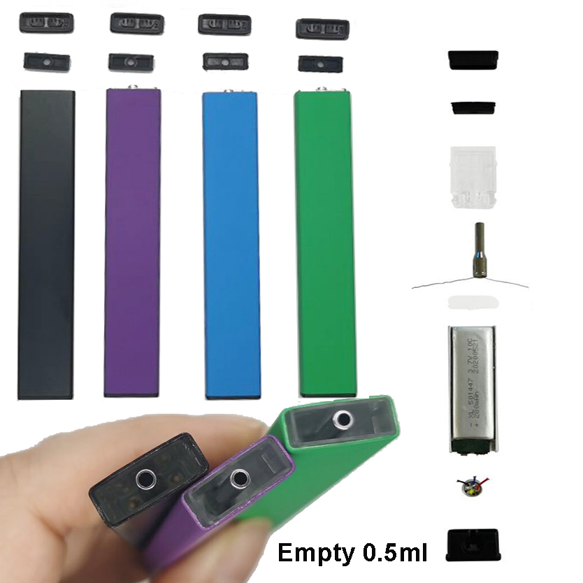 Disposable Vape Pen Device Pods E cig Starter Kits 280mAh Battery 0.5ml Pods Empty Vaporizer pens Accept Custom packaging Boxes
Disposable Vape Pen Device Pods E cig Starter Kits 280mAh Battery 0.5ml Pods Empty Vaporizer pens Accept Custom packaging Boxes