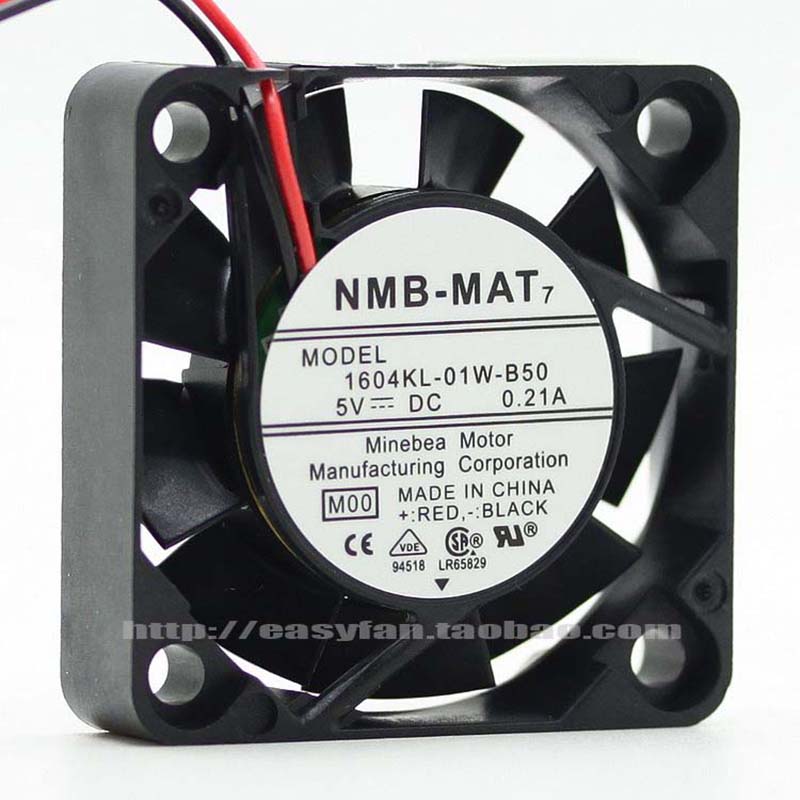 New original NMB 1604KL-01W-B50 4010 5V 0.21A 4cm dual ball cooling fan 40x40x10mm cooler
New original NMB 1604KL-01W-B50 4010 5V 0.21A 4cm dual ball cooling fan 40x40x10mm cooler