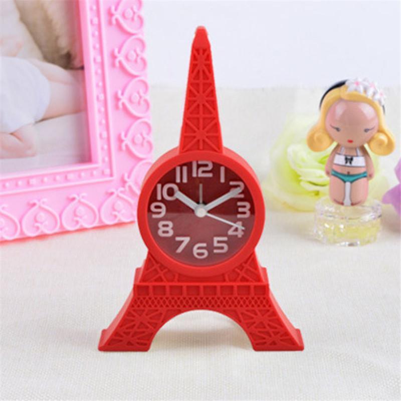 Creative Paris Eiffel Tower Shape Alarm Clock Plastic Simple Office Mini Candy Color Alarm Clock Bedside Silent Table1
Creative Paris Eiffel Tower Shape Alarm Clock Plastic Simple Office Mini Candy Color Alarm Clock Bedside Silent Table1