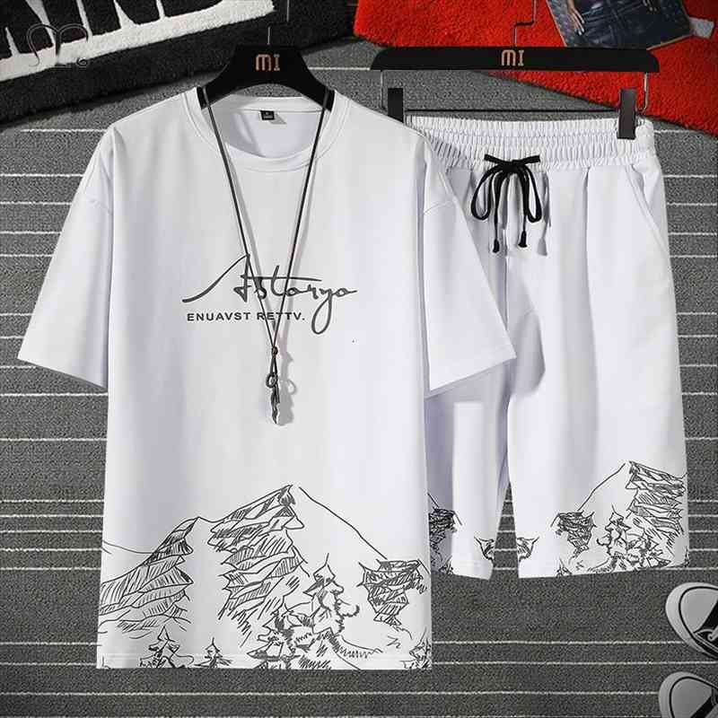 men sets white fashion hip hop male t shirts shorts two pieces sports tee shirts shorts mens track suit oversize, Gray
men sets white fashion hip hop male t shirts shorts two pieces sports tee shirts shorts mens track suit oversize, Gray