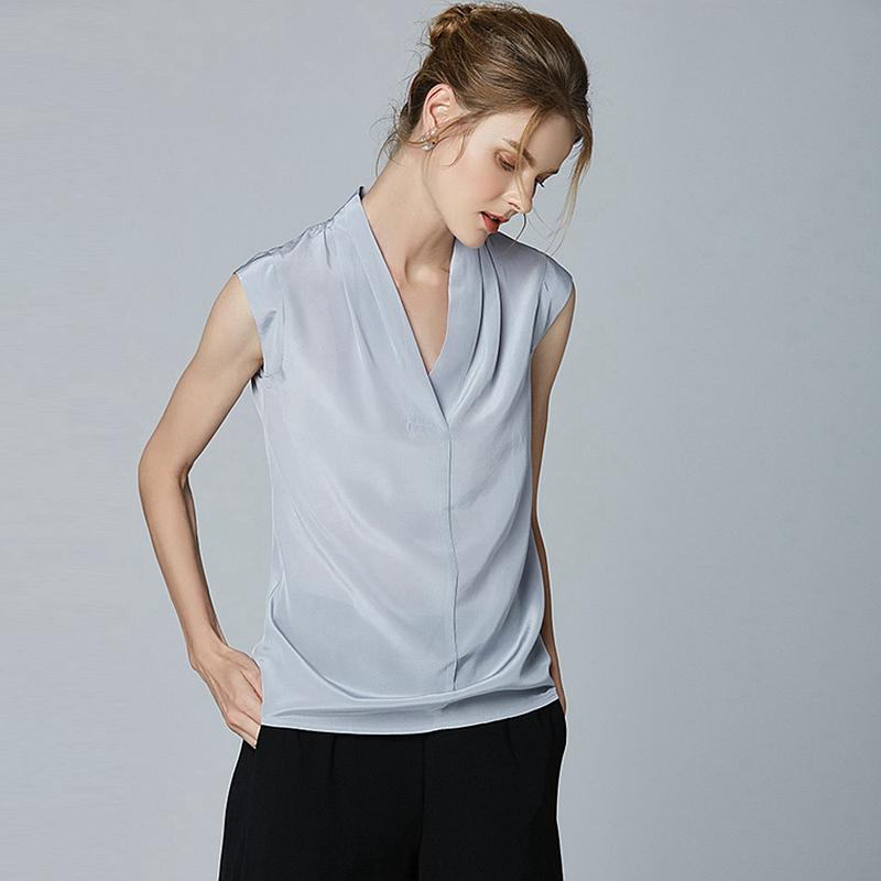 100% Heavy Silk Top Women T-Shirt Solid Simple Design sleeveless 5 Colors Office Work Vest Elegant Style New Fashion, As picture
100% Heavy Silk Top Women T-Shirt Solid Simple Design sleeveless 5 Colors Office Work Vest Elegant Style New Fashion, As picture