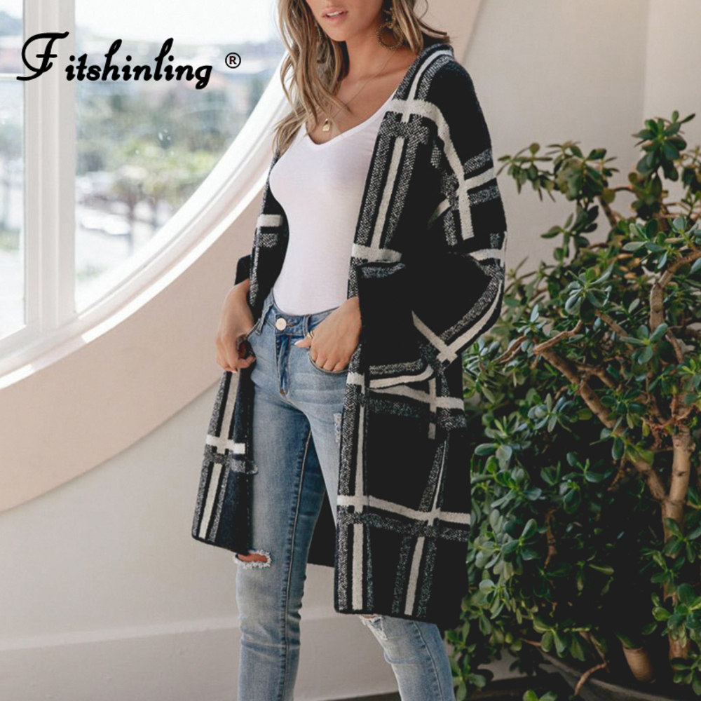 Fitshinling Vintage Oversized Cardigan Women Thick Plaid Winter Long Coat Female 2020 Bohemian Loose Knitwear Sweaters Cardigans, Tan;black
Fitshinling Vintage Oversized Cardigan Women Thick Plaid Winter Long Coat Female 2020 Bohemian Loose Knitwear Sweaters Cardigans, Tan;black