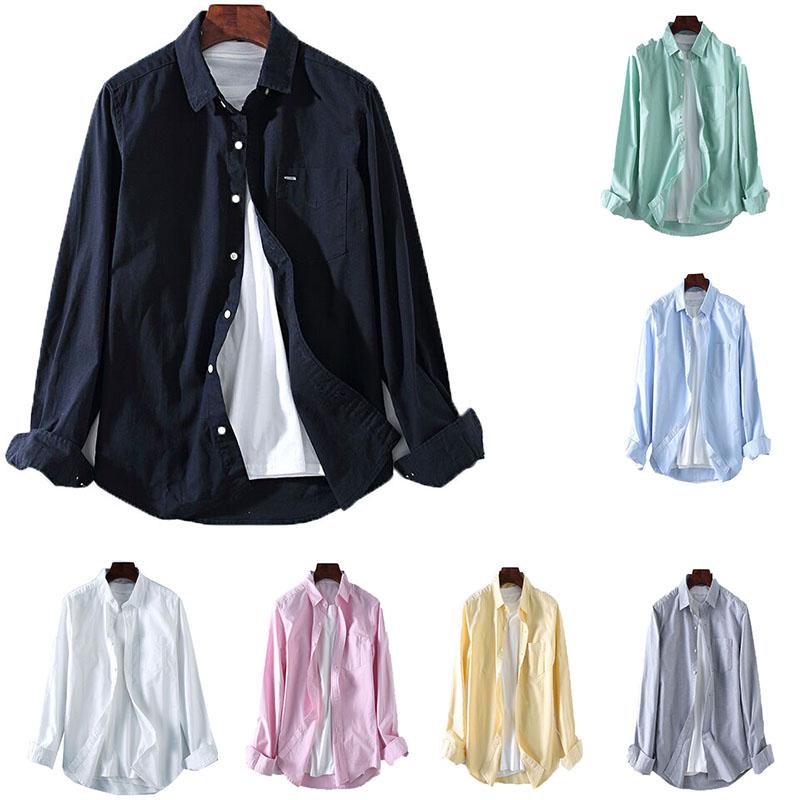 2020 Spring Autumn Mens Pure Cotton Long Sleeve Shirt Casual Slim Fit Turn-down Collar White Shirts Business Style Formal Blouse, Yellow
2020 Spring Autumn Mens Pure Cotton Long Sleeve Shirt Casual Slim Fit Turn-down Collar White Shirts Business Style Formal Blouse, Yellow