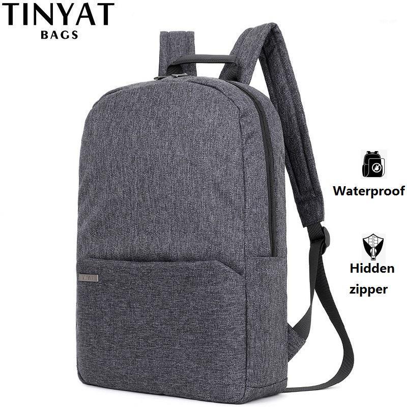 TINYAT Men Laptop Backpack for 15 ''Computer Mochila Escloar Waterproof School Backpack Bag for teenage Canvas Shoulder1, Dark grey
TINYAT Men Laptop Backpack for 15 ''Computer Mochila Escloar Waterproof School Backpack Bag for teenage Canvas Shoulder1, Dark grey