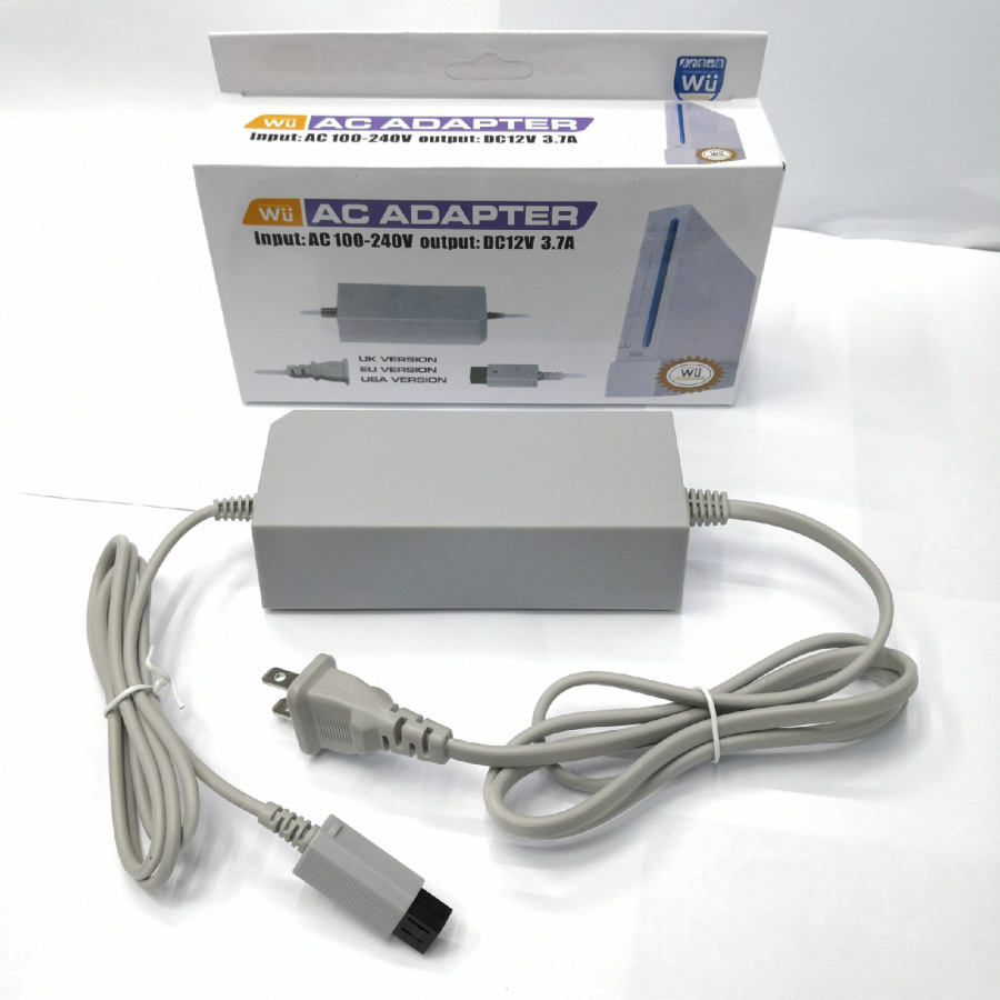 US EU Plug Replacement AC Adapter Power Supply Charger Cable For Nintendo Wii Console Home Wall Chargers
US EU Plug Replacement AC Adapter Power Supply Charger Cable For Nintendo Wii Console Home Wall Chargers