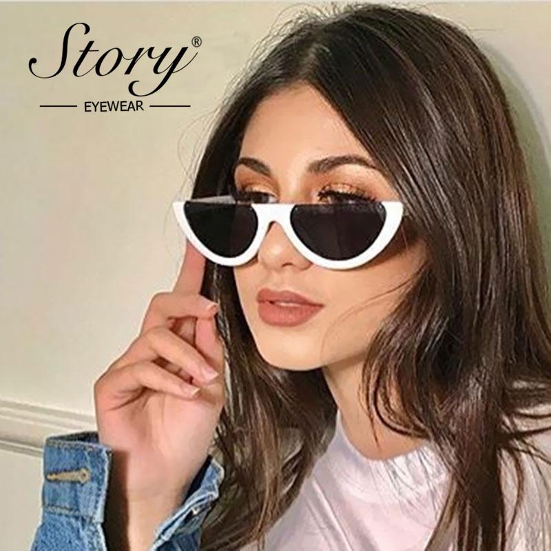 Sunglasses STORY Cool Small Size Half Frame Cat Eye Women 2021 Fashion HD Brand Designer Sun Glasses Vintage Shades UV400
Sunglasses STORY Cool Small Size Half Frame Cat Eye Women 2021 Fashion HD Brand Designer Sun Glasses Vintage Shades UV400
