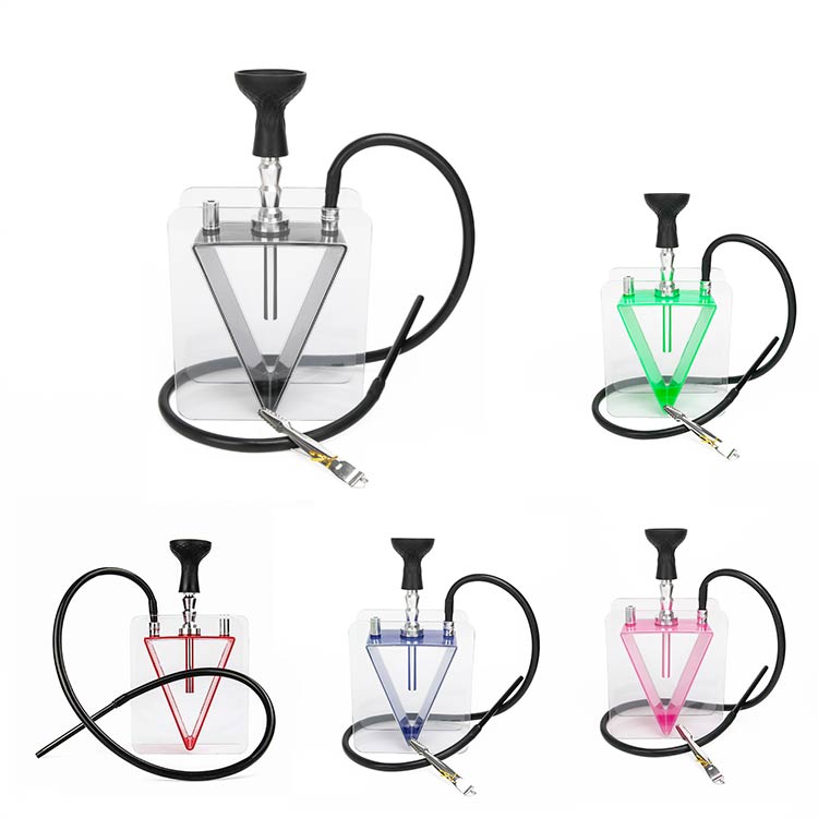 Wholesale Hookah Shisha Smoking Chicha Square Sheesha Hookah triangle Import acrylic Hookah for Sale narguile
Wholesale Hookah Shisha Smoking Chicha Square Sheesha Hookah triangle Import acrylic Hookah for Sale narguile