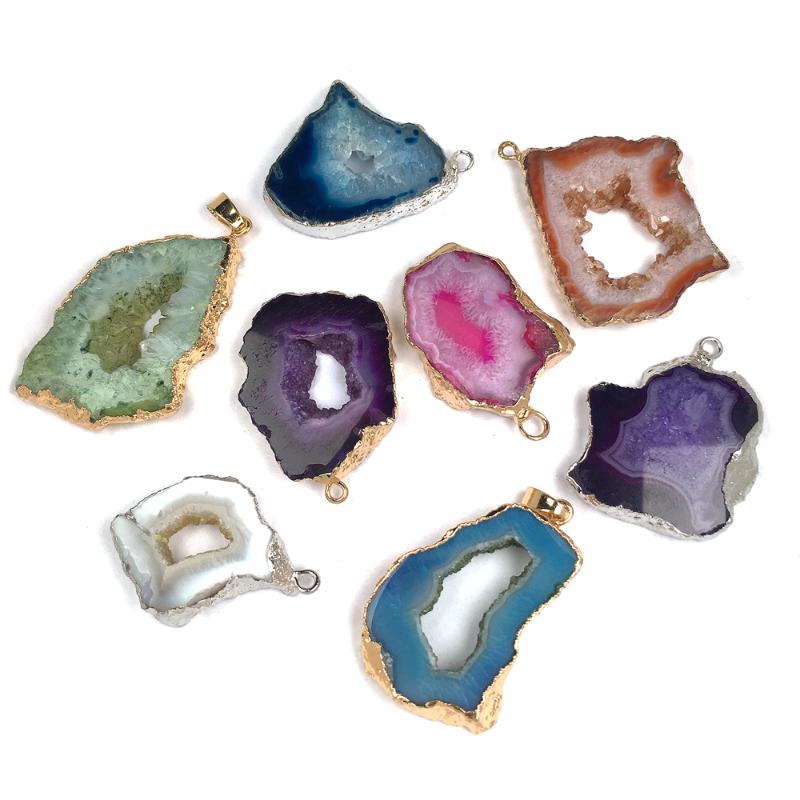 Natural Stone Pendants Charm Irregular Agates Necklace Pendant for Jewelry Making Size 20x30-25x45mm
Natural Stone Pendants Charm Irregular Agates Necklace Pendant for Jewelry Making Size 20x30-25x45mm