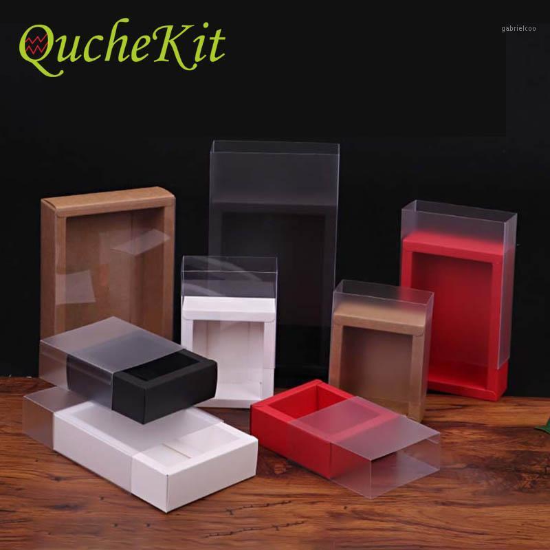 20Pcs Kraft Paper Drawer Boxes DIY Gift Box with Tranparent PVC Sleeve Blank Candy Favor Packaging Wedding Gift Supply1
20Pcs Kraft Paper Drawer Boxes DIY Gift Box with Tranparent PVC Sleeve Blank Candy Favor Packaging Wedding Gift Supply1