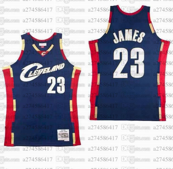 Men women youth Cleveland Cavaliers 23 Lebron James 2008-09 Dark blue Hardwoods Classics retro Jersey, Black;red
Men women youth Cleveland Cavaliers 23 Lebron James 2008-09 Dark blue Hardwoods Classics retro Jersey, Black;red