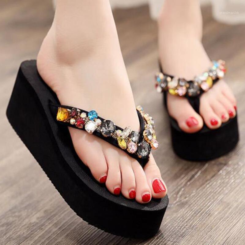 Summer Fashion rhinestones Flip Flops Women Slippers Slip On Beach Sandals Women Indoor Outdoor Flat Slippers Casual Shoes fa3221, 3cm
Summer Fashion rhinestones Flip Flops Women Slippers Slip On Beach Sandals Women Indoor Outdoor Flat Slippers Casual Shoes fa3221, 3cm