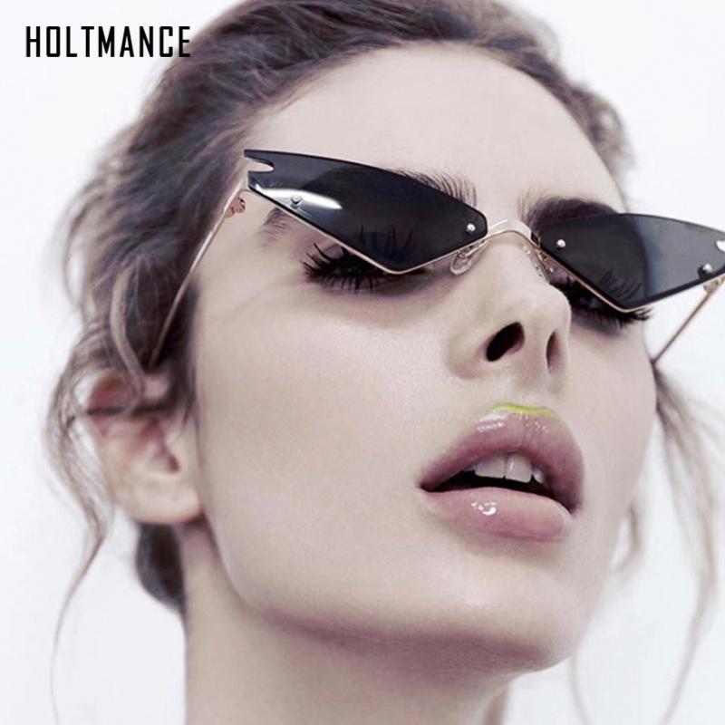 Sunglasses Small Triangle Women Men Cat Eye Rimless Retro Sun Glasses Mirror Lens Luxury Female Shades Colorful Street Fashion
Sunglasses Small Triangle Women Men Cat Eye Rimless Retro Sun Glasses Mirror Lens Luxury Female Shades Colorful Street Fashion