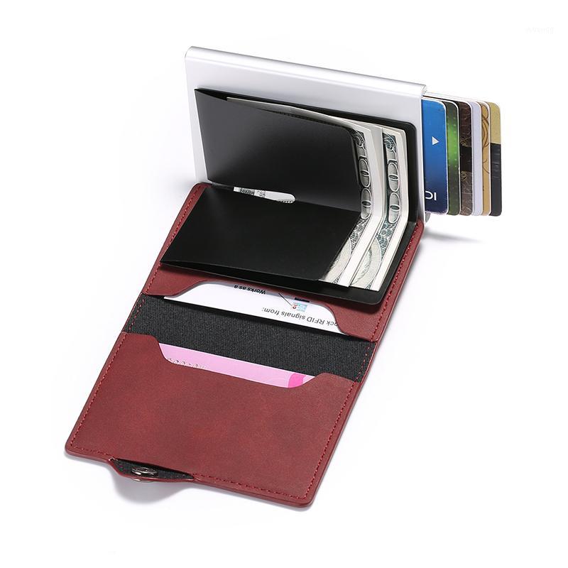 Bycobecy 2020 Women Smart Wallet Up Side Push Fashion PU Leather Card Wallet Money Bag Anti-theft Travel1, Black zf002 
Bycobecy 2020 Women Smart Wallet Up Side Push Fashion PU Leather Card Wallet Money Bag Anti-theft Travel1, Black zf002