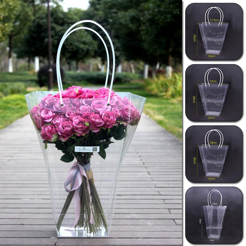 New Fashion T Shaped Gift Bags With Handle Flower Contatiner Bag Clear PP Handbag Supplies Transparent Hand Bags
New Fashion T Shaped Gift Bags With Handle Flower Contatiner Bag Clear PP Handbag Supplies Transparent Hand Bags