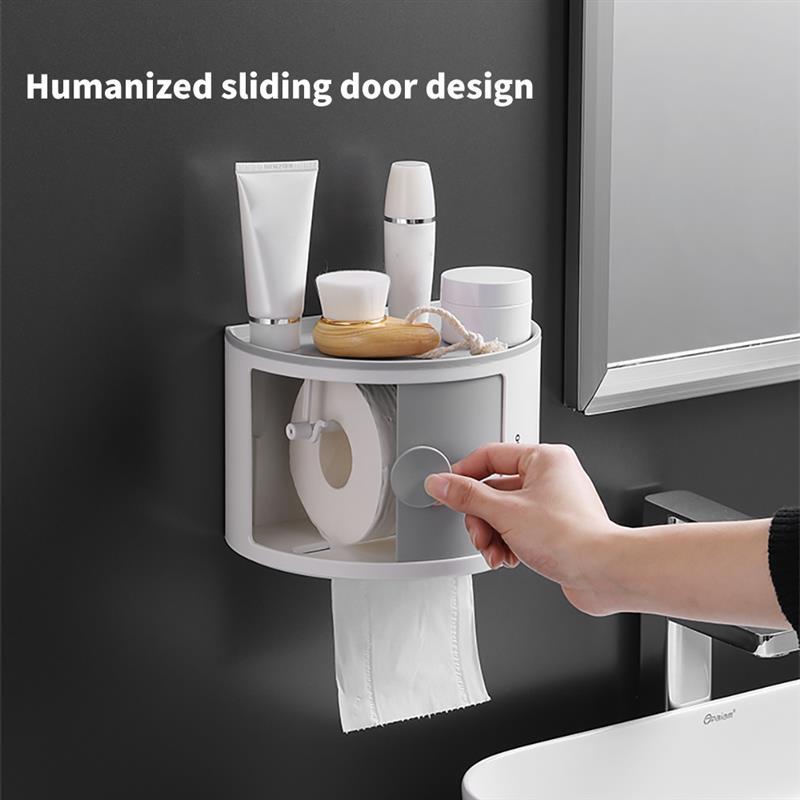 Toilet Paper Holder Waterproof Wall Mounted Toilet Paper Tray Roll Tube Storage Box Tray Tissue Box Shelf Bathroom Product
Toilet Paper Holder Waterproof Wall Mounted Toilet Paper Tray Roll Tube Storage Box Tray Tissue Box Shelf Bathroom Product
