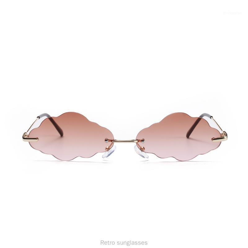 Vintage Rimless Cloud Shape Women Sunglasses Clear Candy Colors Lens Eyewear Unique Female Luxury Sun Glasses Shades UV400 FML1
Vintage Rimless Cloud Shape Women Sunglasses Clear Candy Colors Lens Eyewear Unique Female Luxury Sun Glasses Shades UV400 FML1