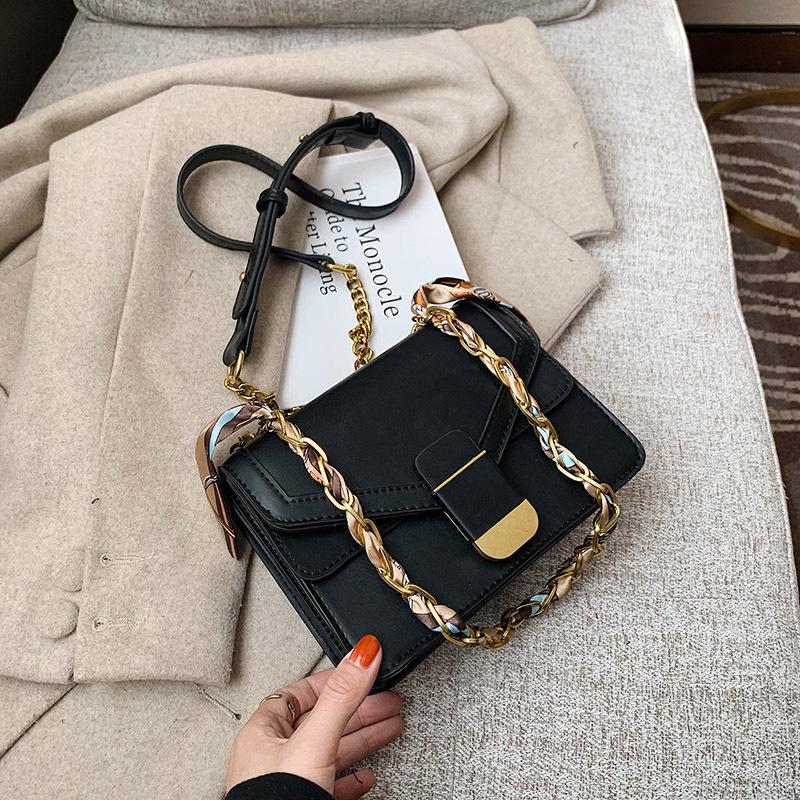 Small Chain Design Bags for Women 2021 Female Vintage Solid Color Handbags Shoulder Ladies Leather Crossbody Purses, Black
Small Chain Design Bags for Women 2021 Female Vintage Solid Color Handbags Shoulder Ladies Leather Crossbody Purses, Black