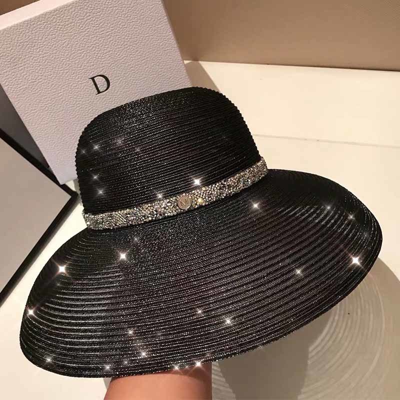 Womens Beach Sun Hat UV UPF50 Travel Foldable Brim Summer UV Hat T200602