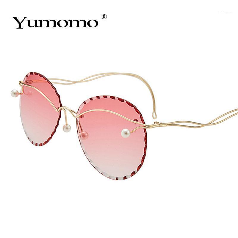 Pearl Round Sunglasses Women Oversized Fashion Frameless Alloy Frame Brand Pearls Sun Glasses For Female Brown Shades UV400 New1
Pearl Round Sunglasses Women Oversized Fashion Frameless Alloy Frame Brand Pearls Sun Glasses For Female Brown Shades UV400 New1