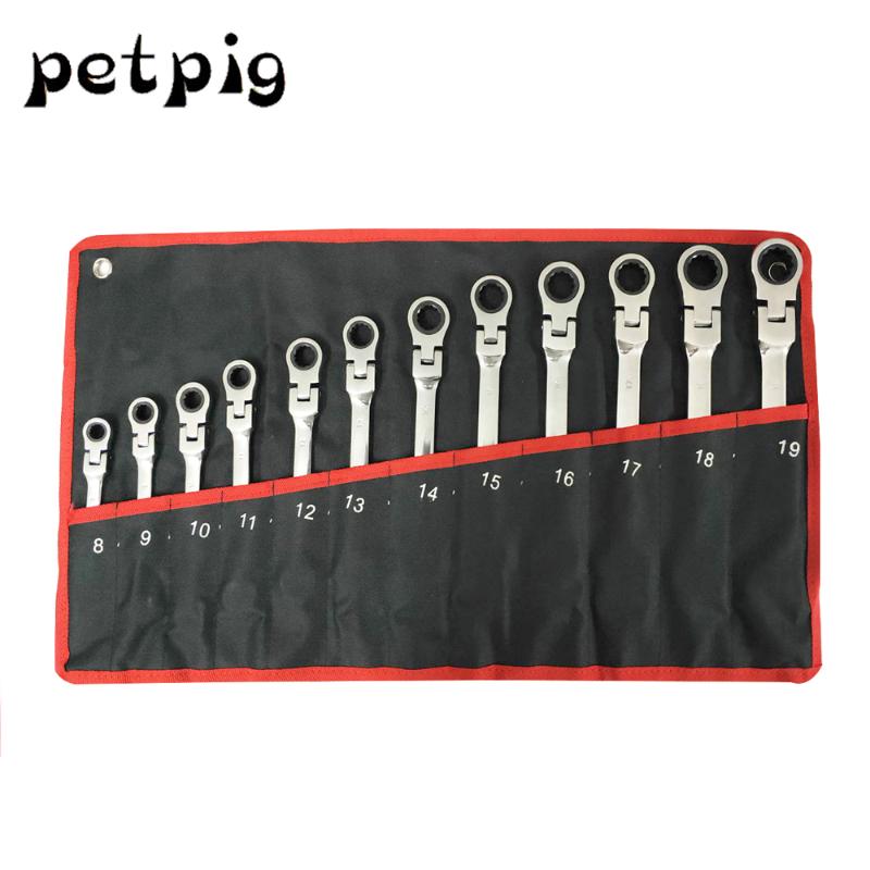 Petpig 5/7/12Pcs Wrenches Universal Key Ratchet Spanners Fixed Head Ratcheting Combination Wrench Sets Ratchet Handle Spanner
Petpig 5/7/12Pcs Wrenches Universal Key Ratchet Spanners Fixed Head Ratcheting Combination Wrench Sets Ratchet Handle Spanner