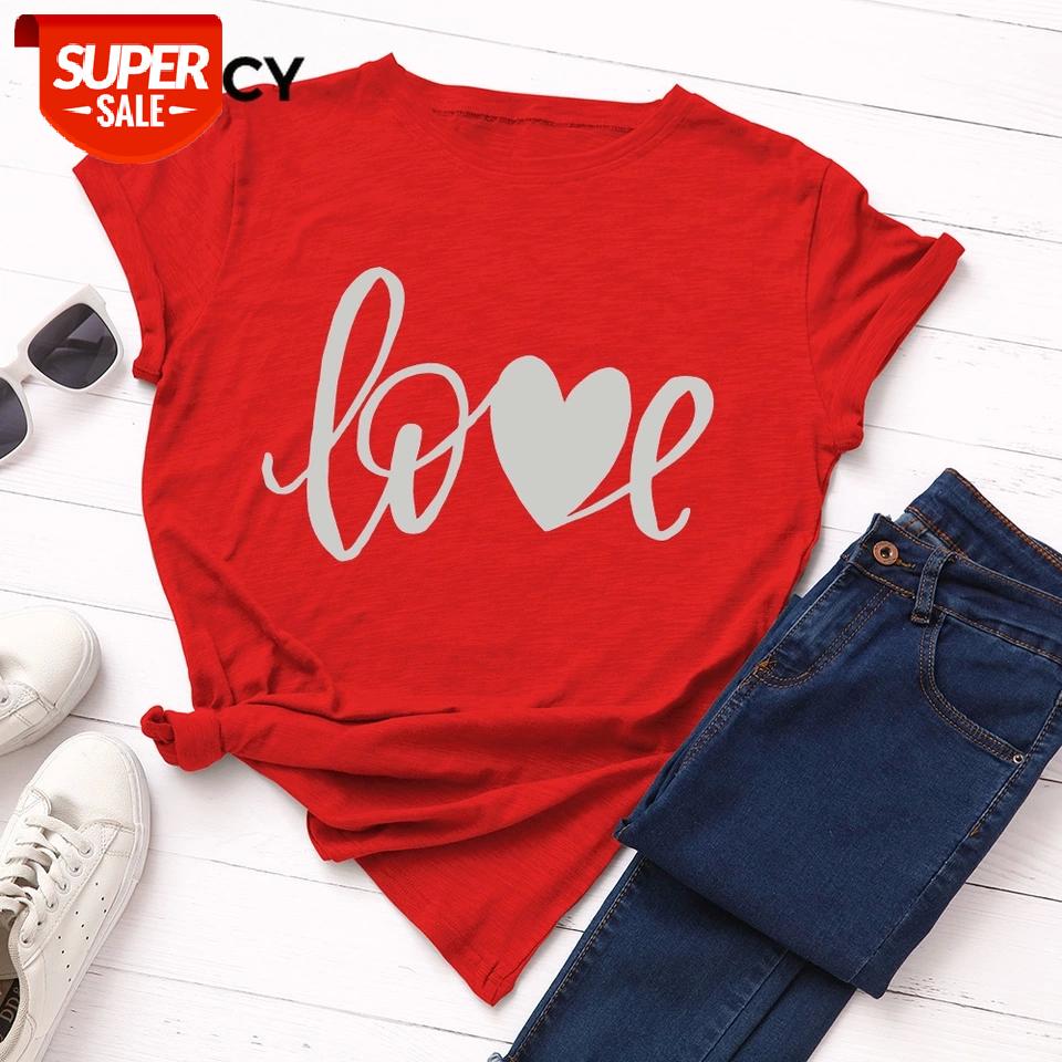 JFUNCY Plus Size Women T Shirt New Love Print T-shirts Female Short Sleeve Cotton Tees Tops Woman Summer Tshirt #PY9o, White
JFUNCY Plus Size Women T Shirt New Love Print T-shirts Female Short Sleeve Cotton Tees Tops Woman Summer Tshirt #PY9o, White