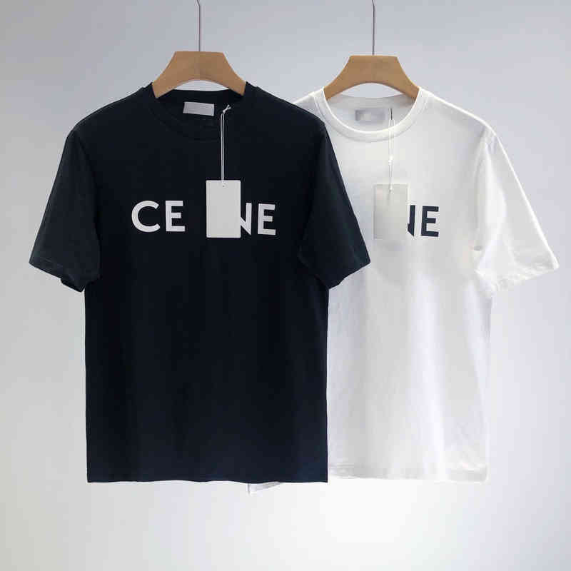 CE couple print letters men and women loose casual simple solid color round neck bottomed shirt Cotton Short Sleeve T-Shirt, Black
CE couple print letters men and women loose casual simple solid color round neck bottomed shirt Cotton Short Sleeve T-Shirt, Black