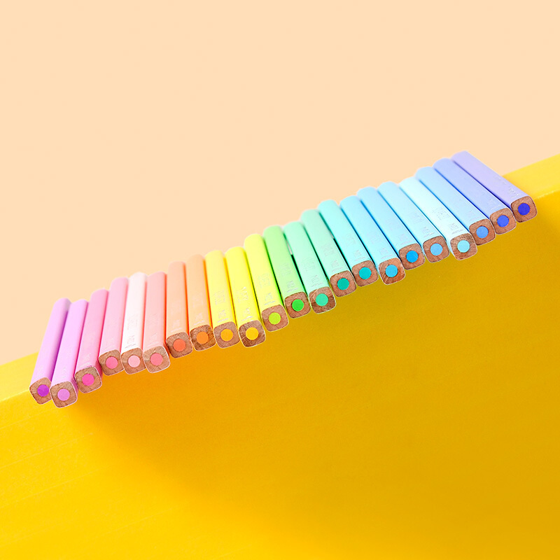 Andstal Marco 12/24/48 Colors Trendy Pastel Color Pencils SQUARE BODY oil Color Pencil Professional Colored Pencils for School 201214