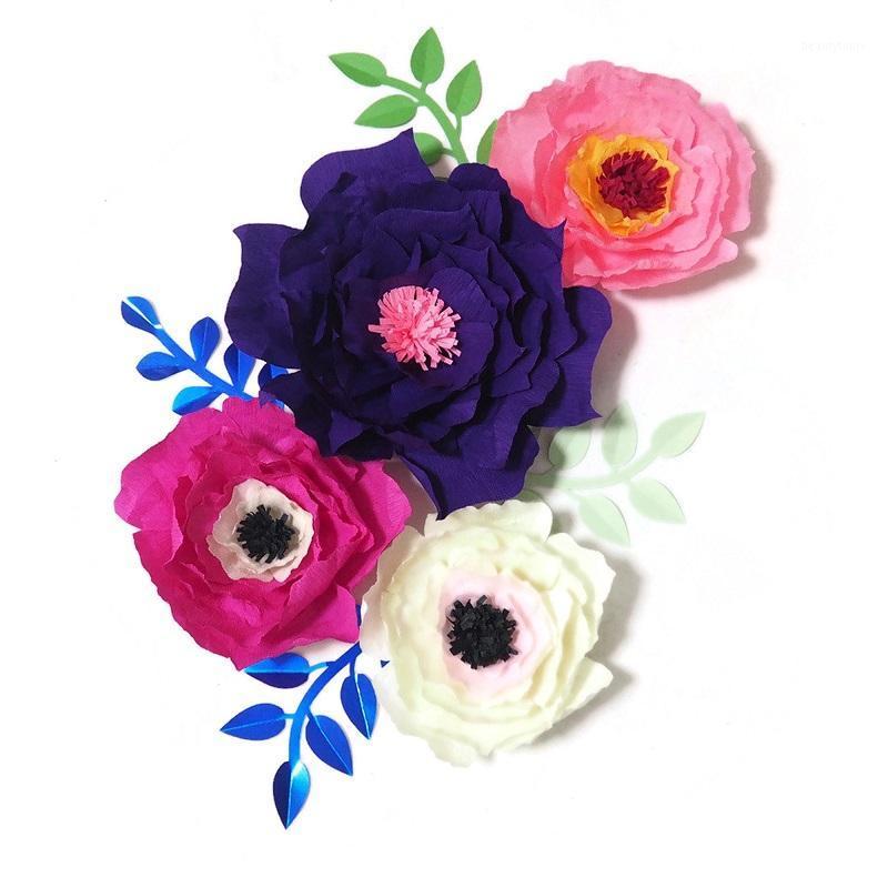 2021 Giant Crepe Paper Flowers Artificial Flores Artificiale 4PCS+ 4 Leaves For Wedding & Event Backdrop Baby Nursery Hot Mix1, As picture
2021 Giant Crepe Paper Flowers Artificial Flores Artificiale 4PCS+ 4 Leaves For Wedding & Event Backdrop Baby Nursery Hot Mix1, As picture