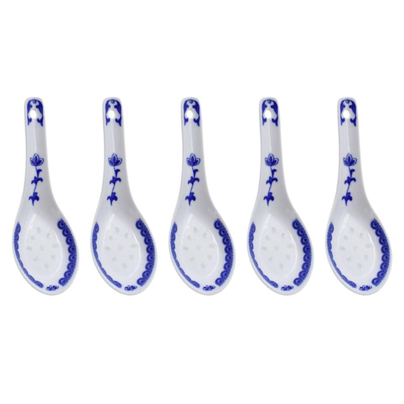 5pcs China Chinese Style Ceramic Spoon Blue And White Soup Spoons Chinese Porcelain Ceramics Spoon Kitchen Tableware
5pcs China Chinese Style Ceramic Spoon Blue And White Soup Spoons Chinese Porcelain Ceramics Spoon Kitchen Tableware
