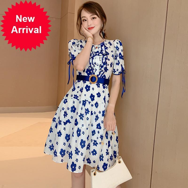 New Boho 2021 Fashion Parade Sexy Mini Women Dressed in Short Summer The-neck Printed Ruffled Puff Mangoes Party Clothes BIIK, Blue
New Boho 2021 Fashion Parade Sexy Mini Women Dressed in Short Summer The-neck Printed Ruffled Puff Mangoes Party Clothes BIIK, Blue