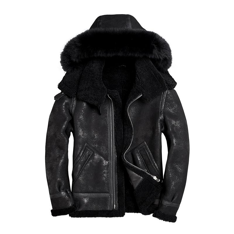 Real Fur Coat Men Natural Sheep Shearing Winter Coat Men Hooded Plus Size Jackets for Mens Clothing Veste Homme SWY853-1 YY748, Black
Real Fur Coat Men Natural Sheep Shearing Winter Coat Men Hooded Plus Size Jackets for Mens Clothing Veste Homme SWY853-1 YY748, Black
