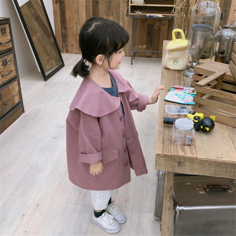 Girls coat big collar windbreaker jacket 2020 autumn new children's clothing 3-8 years old, Pink
Girls coat big collar windbreaker jacket 2020 autumn new children's clothing 3-8 years old, Pink