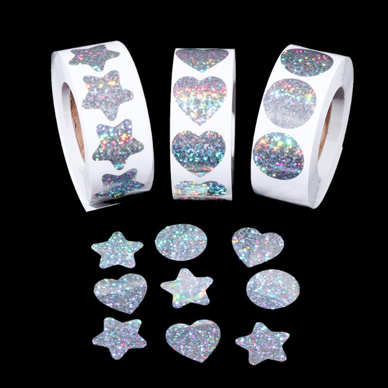 500pcs/Roll Blank Love Heart/ Stars/ Round Laser Stickers Packaging Labels Decor Birthday Party 1''Sealing Seal Label Sticker
500pcs/Roll Blank Love Heart/ Stars/ Round Laser Stickers Packaging Labels Decor Birthday Party 1''Sealing Seal Label Sticker