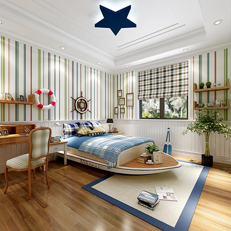 Mediterranean British Blue Color Vertical Stripes Wallpaper Modern Simple Living Room Bedroom Background Wall Children's Pure, Light beige
Mediterranean British Blue Color Vertical Stripes Wallpaper Modern Simple Living Room Bedroom Background Wall Children's Pure, Light beige