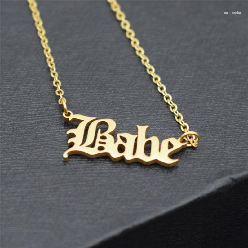 Stainless Steel Fashion Jewelry Custom Name Babe Pendant Necklaces for Women Gold Color Bijoux Femme1
Stainless Steel Fashion Jewelry Custom Name Babe Pendant Necklaces for Women Gold Color Bijoux Femme1