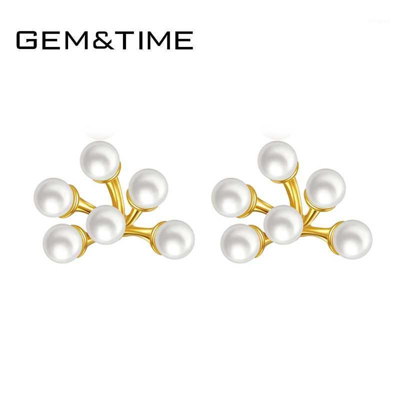 Stud Gem&Time 925 Sterling Silver With Freashwater Paerls Earrings For Women 18k Gold Plated Stamen Brincos Jewelry1
Stud Gem&Time 925 Sterling Silver With Freashwater Paerls Earrings For Women 18k Gold Plated Stamen Brincos Jewelry1