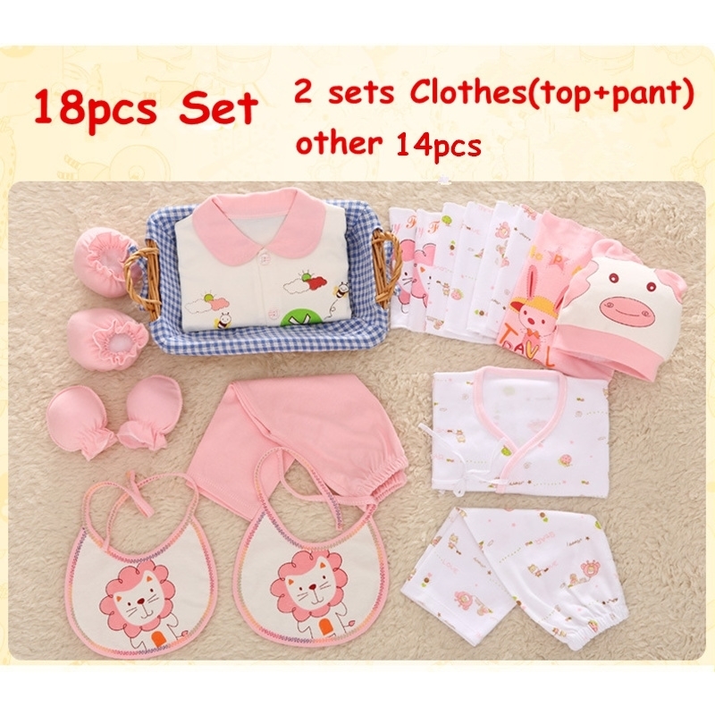 20pcs Baby Boys Girls Clothes Set For Newborn Bibs Cap Socks Blanket Cotton Toddler Infant Baby Clothing Outfit Gift 0-6 months LJ201023
