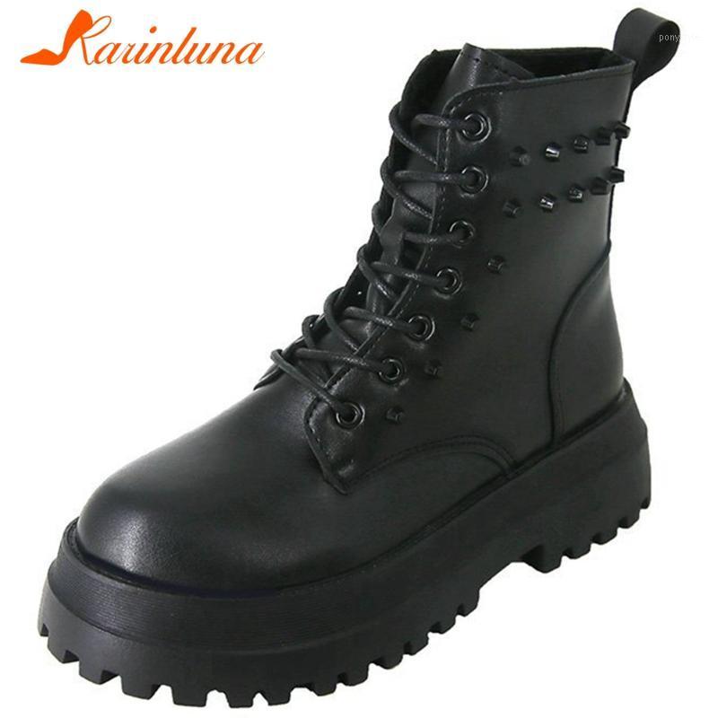 Karin Dropship On Sale Large Size 35-39 Flat Platform Round Toe Cross-tied Rivet Autumn Ankle woman boots1, Black
Karin Dropship On Sale Large Size 35-39 Flat Platform Round Toe Cross-tied Rivet Autumn Ankle woman boots1, Black