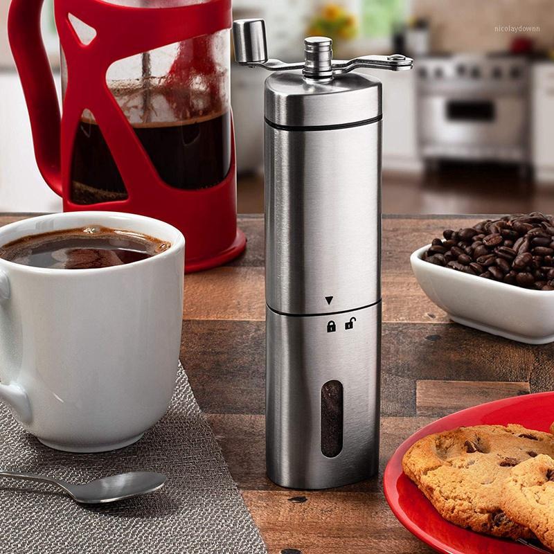 Manual Coffee Grinder with Fine-Unique Triple-cornered Body Improves Grip While Grinding and Adds to the Clean Stainless Steel1
Manual Coffee Grinder with Fine-Unique Triple-cornered Body Improves Grip While Grinding and Adds to the Clean Stainless Steel1
