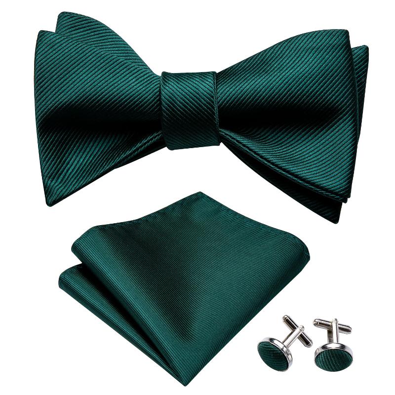 Bow Ties Self For Men Silk Butterfly Tie Green Designer Hanky Cufflinks Suit Collar Removable Barry.WangLH-1012
Bow Ties Self For Men Silk Butterfly Tie Green Designer Hanky Cufflinks Suit Collar Removable Barry.WangLH-1012