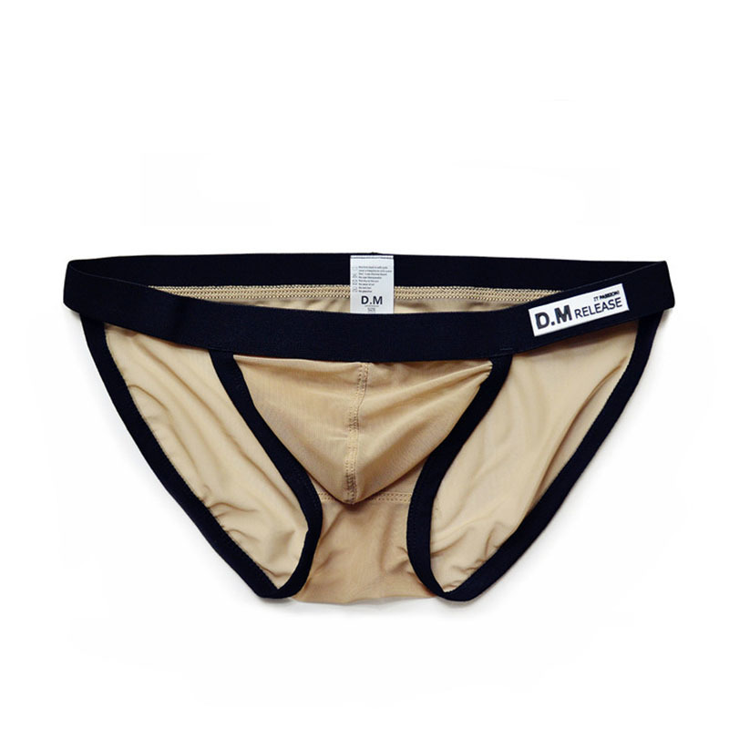 Male underwear ropa interior hombre breathable mesh gay sexy summer men's underpants briefs men slip biquini 201112