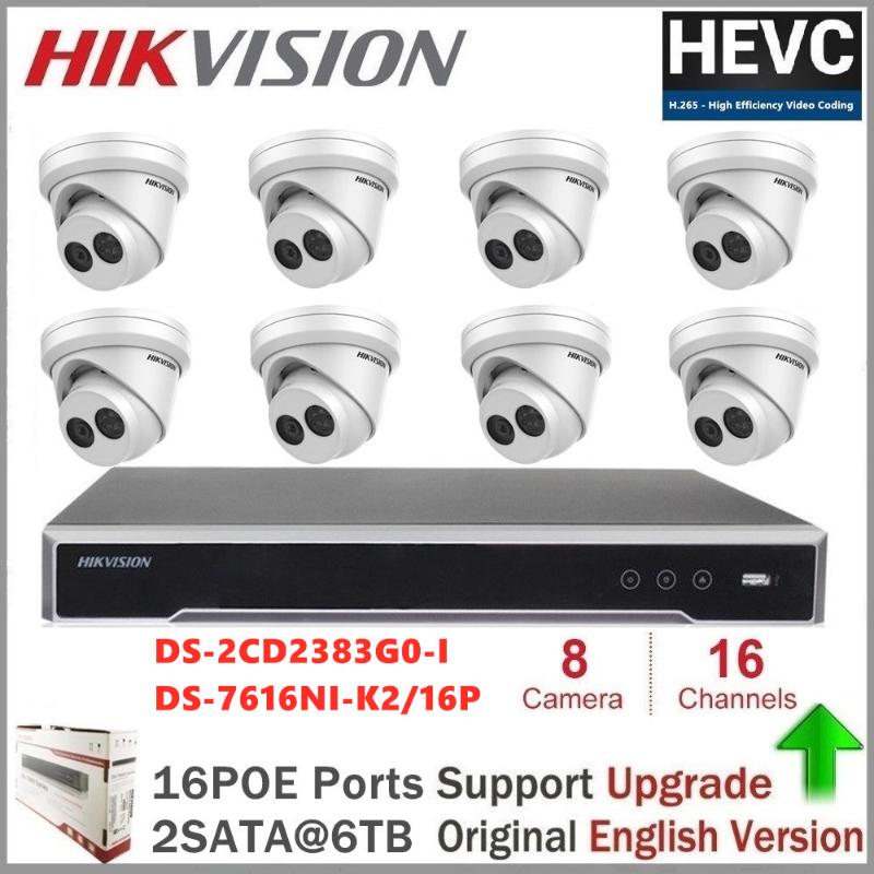 Hikvision IP Camera Kits 8MP Security Camera DS-2CD2383G0-I 8MP IP CCTV Video Surveillance 16CH 4K Network POE NVR Kit
Hikvision IP Camera Kits 8MP Security Camera DS-2CD2383G0-I 8MP IP CCTV Video Surveillance 16CH 4K Network POE NVR Kit