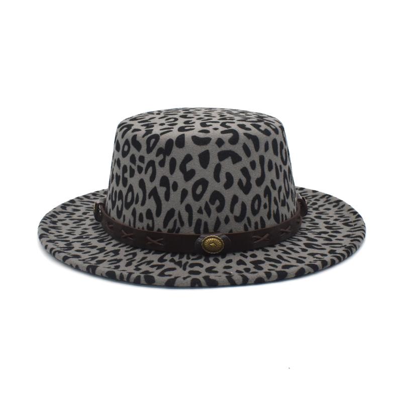 Wide Brim Hats Leopard Print Fedoras Hat For Women Wool Flat Top Vintage Belt Bowler Men Jazz P19, Army green
Wide Brim Hats Leopard Print Fedoras Hat For Women Wool Flat Top Vintage Belt Bowler Men Jazz P19, Army green