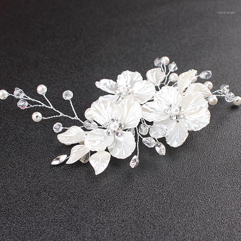 Elegant Crystal Pearl Flower Hair Jewelry Wedding Accessories Comb Bridal Clips Tiara Ornaments & Barrettes, Golden;silver
Elegant Crystal Pearl Flower Hair Jewelry Wedding Accessories Comb Bridal Clips Tiara Ornaments & Barrettes, Golden;silver