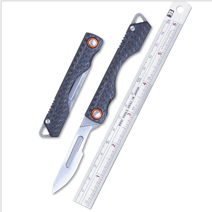 New products promote carbon fiber outdoor multifunctional camping knife